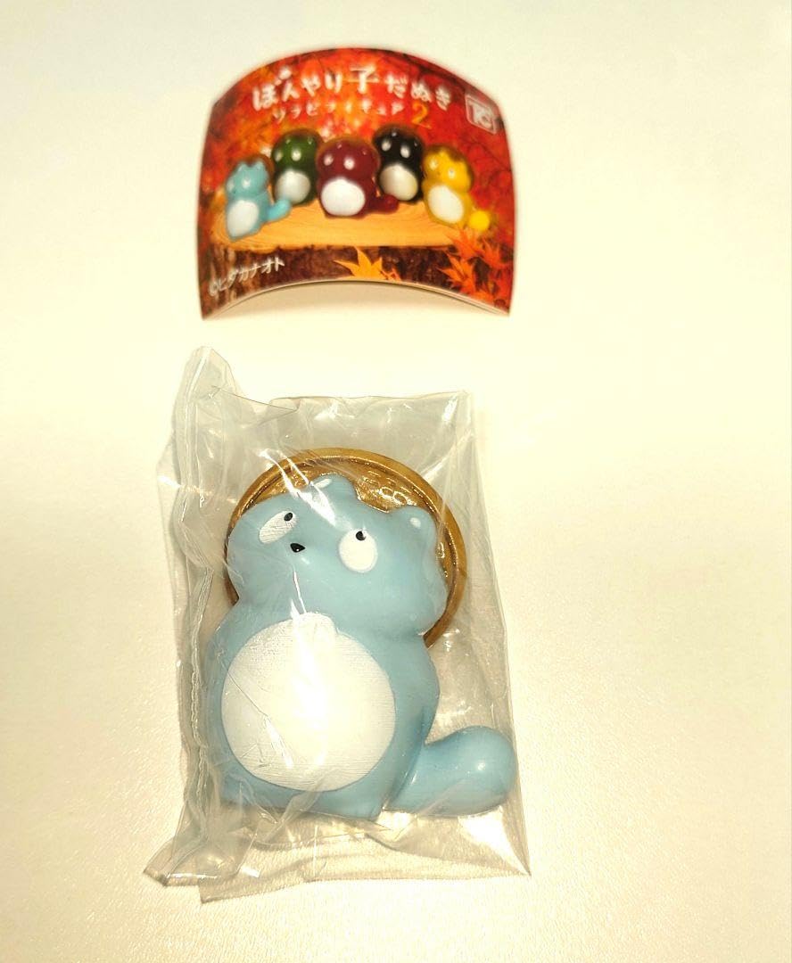 Amazon.co.jp: ぼんやり子だぬき 2 水色 ヒダカナオト ソフビ